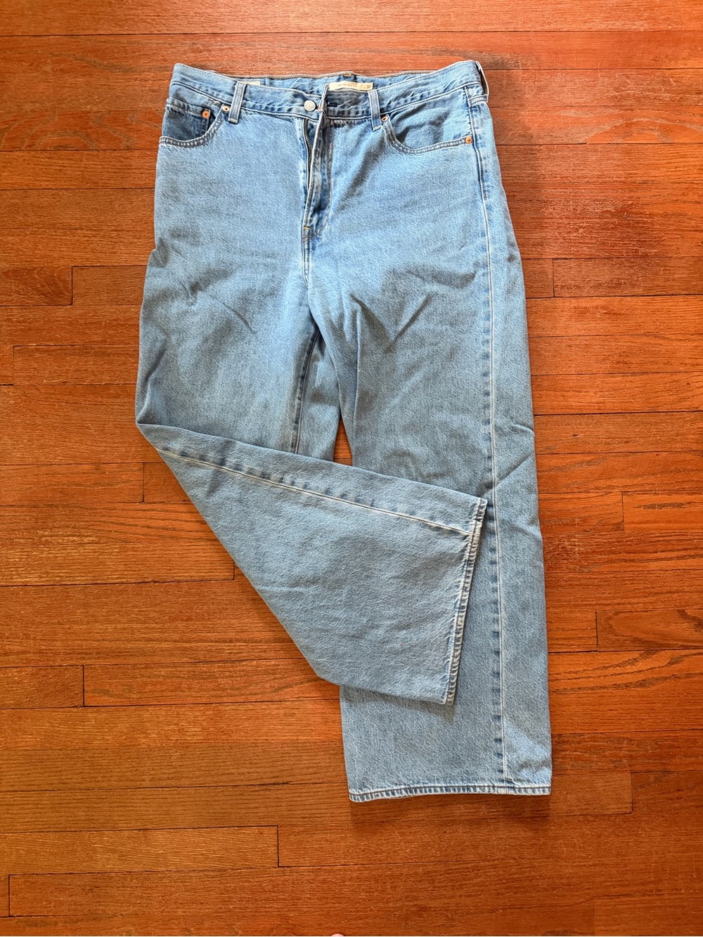 Levi's Ribcage Wide Leg Jeans in Splash Zone 32W x 30L - Picture 4 of 5